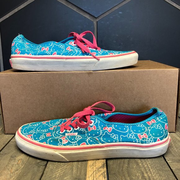 vans shoe pink or teal